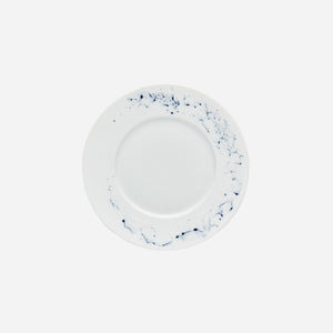 blue impression dessert plate