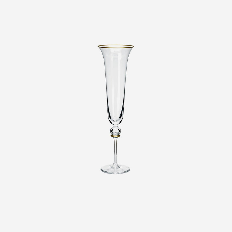Theresienthal Juwel Gold Champagne Flute