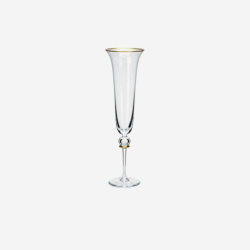 Juwel Gold Champagne Flute Theresienthal Bonadea