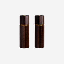 Ionic Salt & Pepper Set - Smoked Oak