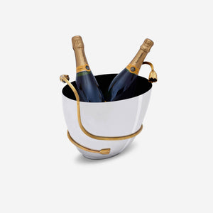L'Objet - Deco Leaves Large Champagne Bucket