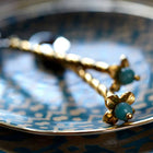 L'Objet Gold Plated Venise Set of Four Dessert Spoons - BONADEA