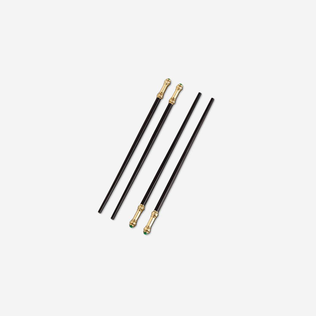 L'Objet Han Gold Chopsticks Set of 2 Pairs -BONADEA
