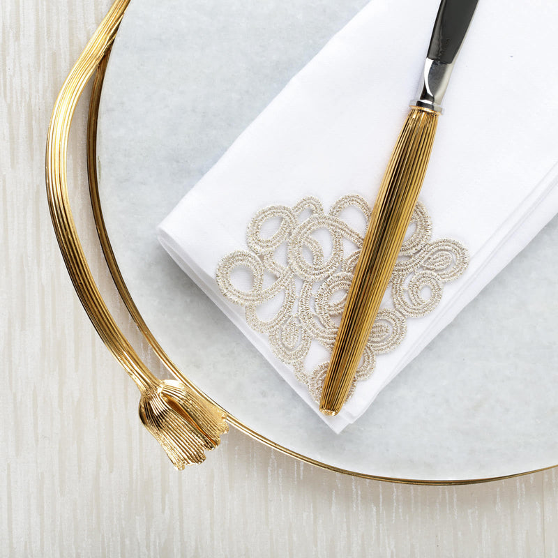 L'Objet Deco Leaves Cheese Serving Set -BONADEA