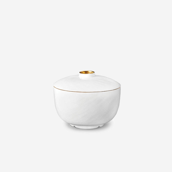 L'Objet Han Gold Rice Bowl with Lid -BONADEA