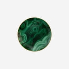 Malachite Canape Plates - Set of 4