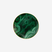Malachite Canape Plates - Set of 4