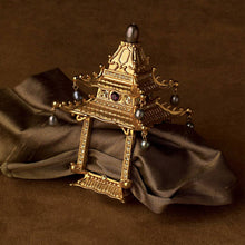 Load image into Gallery viewer, L&#39;Objet Napkin Jewels - Pagoda Set of 2 Napkin Rings - BONADEA
