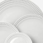 L'Objet Perlée White Dessert Plate -BONADEA