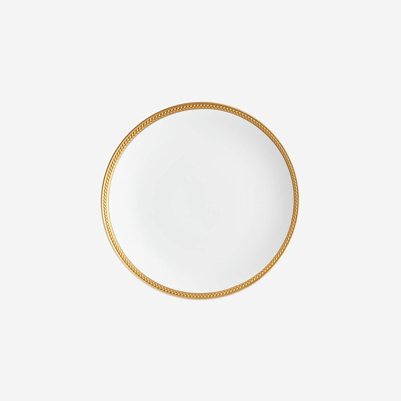L'Objet Soie Tressée Gold Dinner Plate -BONADEA
