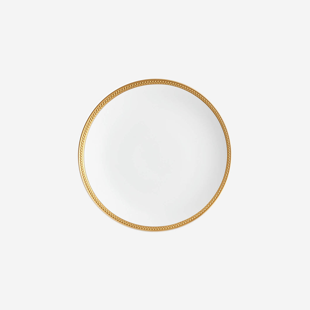 L'Objet Soie Tressée Gold Dinner Plate -BONADEA