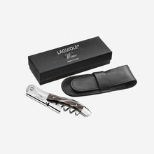 Load image into Gallery viewer, Laguiole Wine Sommelier Corkscrew Grey Horn - BONADEA

