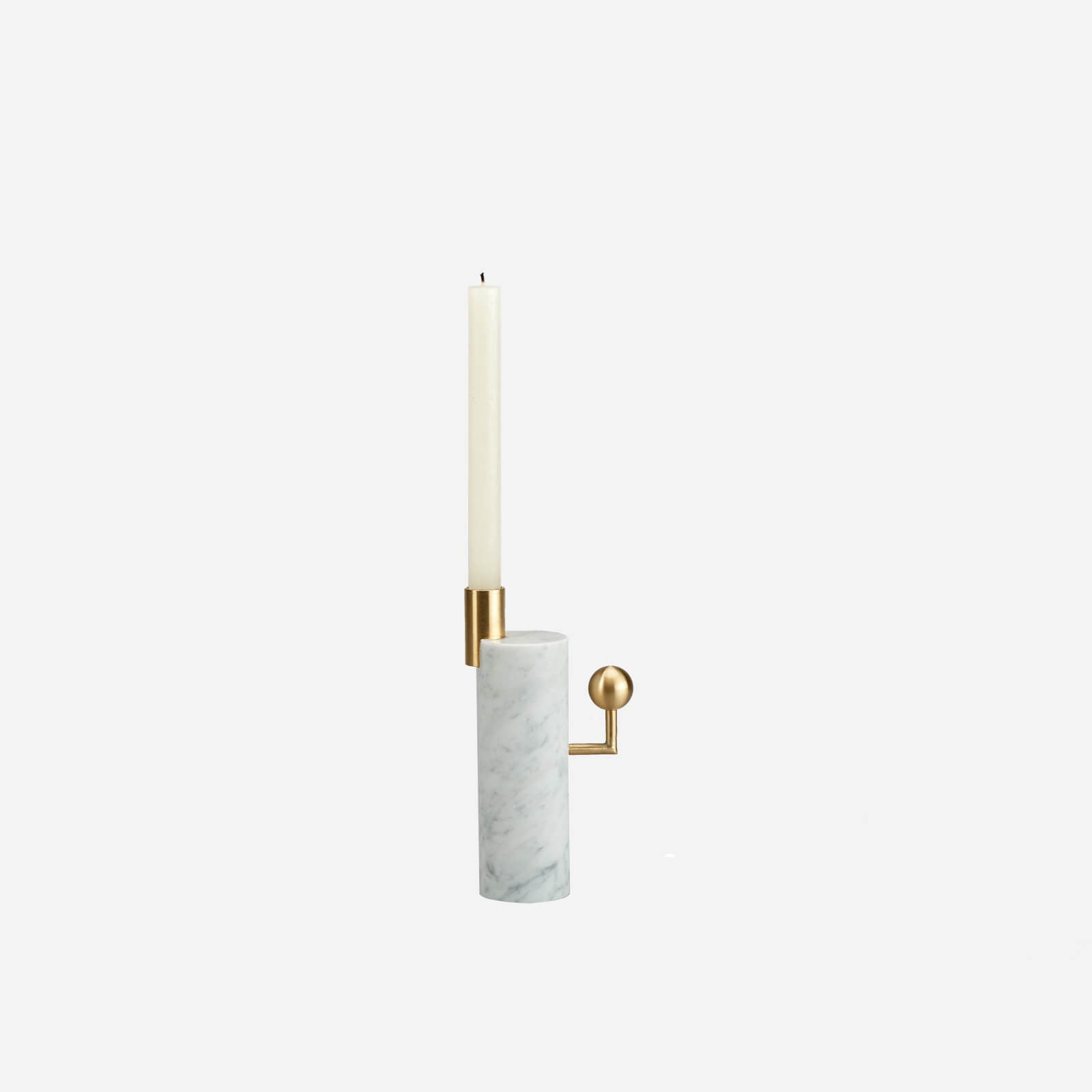 Lara Bohinc for LAPICIDA Stargazer Carrara Candle Holder -BONADEA