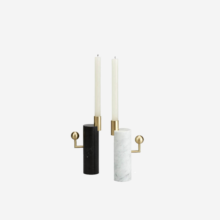 Lara Bohinc for LAPICIDA Stargazer Nero Marquina Candle Holder