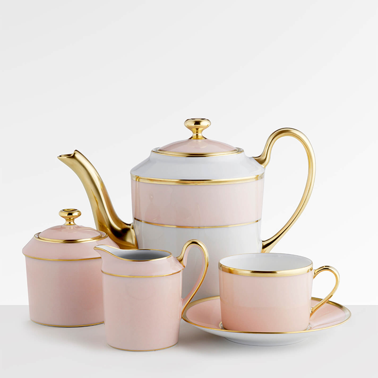 Bonadea | Legle Limoges | Sous Le Soleil Rose Pink Coffee Pot