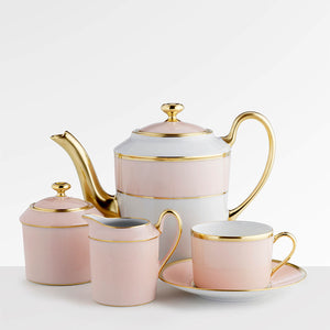 Legle Limoges Sous Le Soleil Rose Pink Teaware Collection - BONADEA