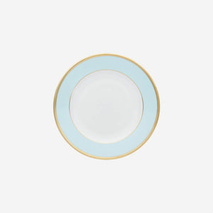 sous le soleil opal side plate with gold rim bonadea