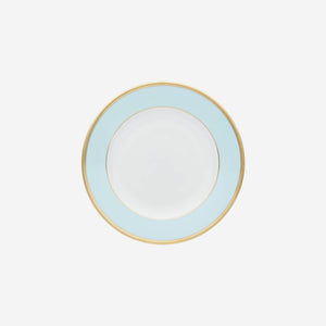 sous le soleil opal dessert plate with gold rim bonadea