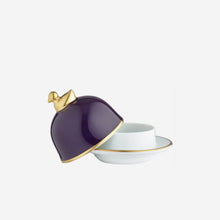 Load image into Gallery viewer, sous le soleil aubergine butter dish bonadea
