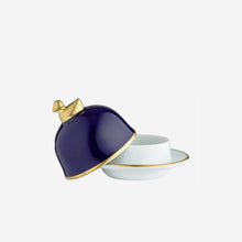 Load image into Gallery viewer, sous le soleil sevres blue butter dish bonadea
