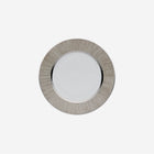 Legle Limoges Carbone Grey & Platinum Dessert Plate - BONADEA