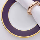 Legle Limoges Sous Le Soleil Aubergine Dinner Plate
