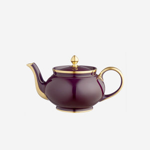 Legle Limoges Sous Le Soleil Aubergine Teapot