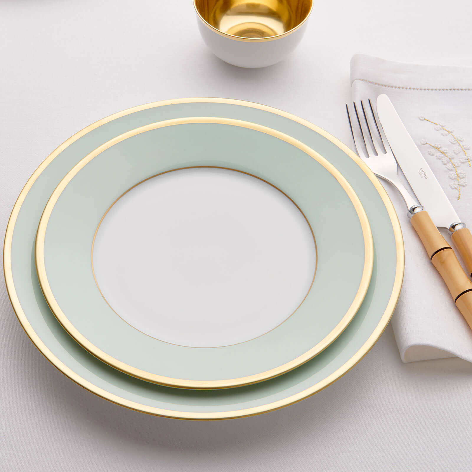 Legle Limoges Sous Le Soleil Celadon Dessert Plate | Bonadea