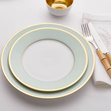 Load image into Gallery viewer, Legle Limoges Sous Le Soleil Celadon Dessert Plate
