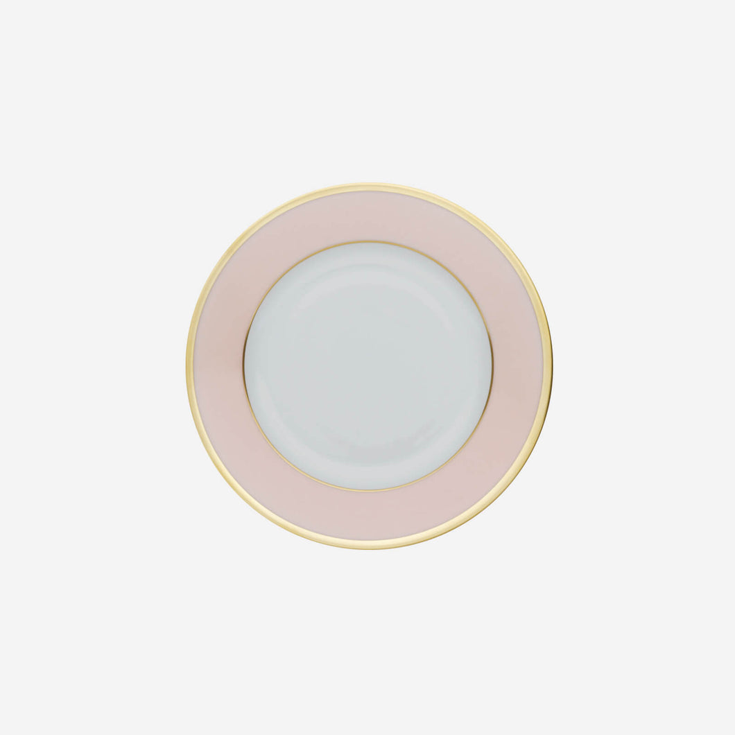 Legle Limoges Sous Le Soleil Rose Pink Dessert Plate - BONADEA