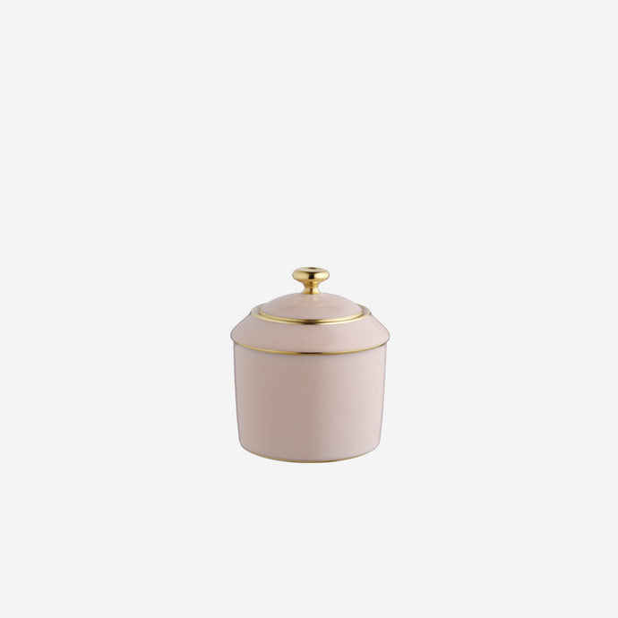 Legle Limoges Sous Le Soleil Rose Pink Sugar Bowl - BONADEA