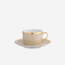 Load image into Gallery viewer, Legle Limoges Sous Le Soleil Sand Teacup &amp; Saucer
