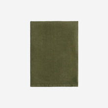 Load image into Gallery viewer, Olive Linen Sateen Napkins - Set of 4
