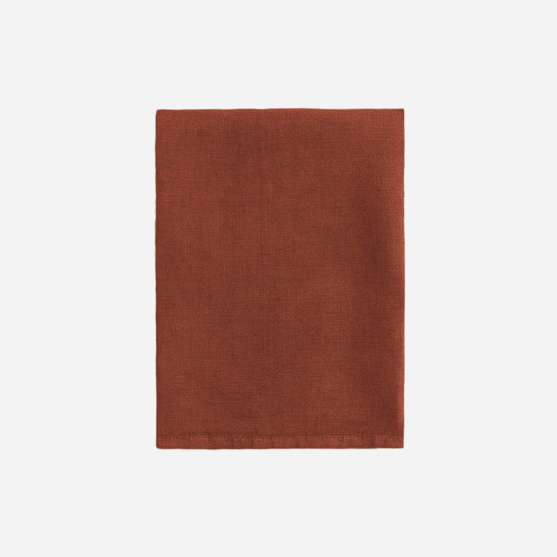 Brick Linen Sateen Napkins - Set of 4