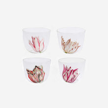 Load image into Gallery viewer, Lobmeyr - Tulipmania Set of Four Had-painted Glasses
