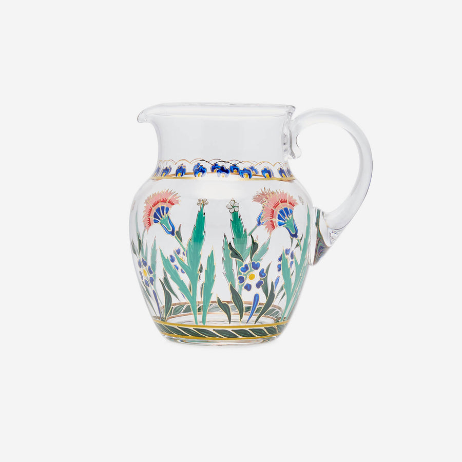 Lobmeyr Handpainted Persian Flower No. 3 Pitcher