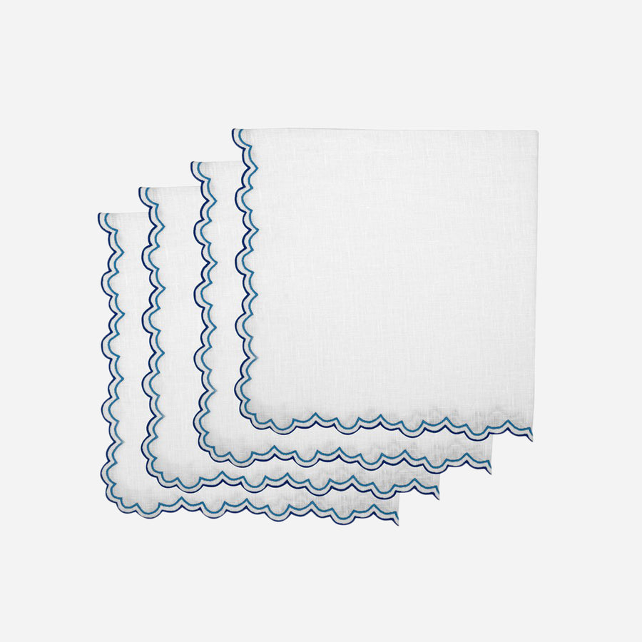 Los Encajeros Willow Blue Napkin - Set of 4