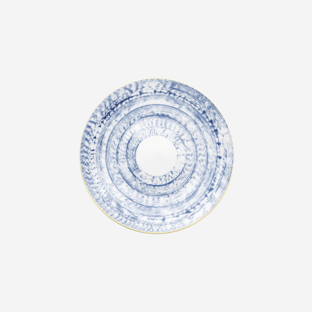 Marie Daâge Hand-painted Agate Blue Dessert Plate - BONADEA