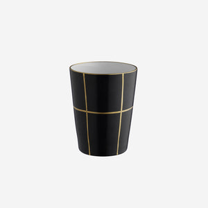 Marie Daâge Trame Black & Gold Goblet - BONADEA