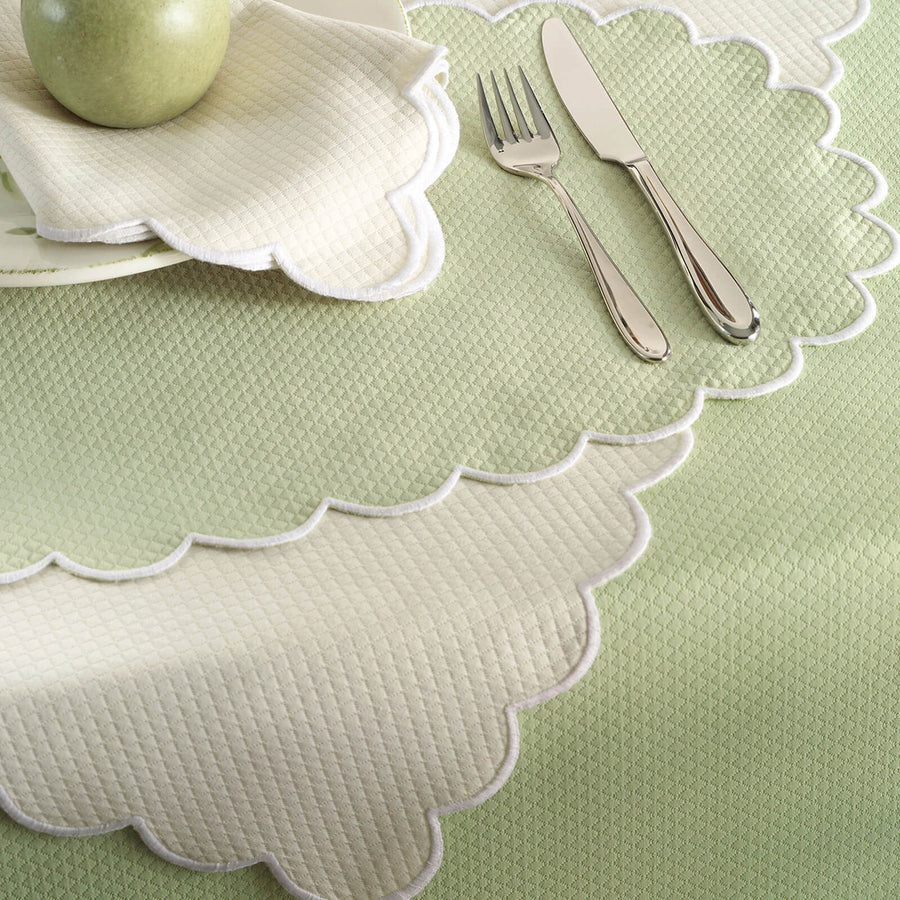 Matouk Set of Four Savannah Gardens Green Placemats