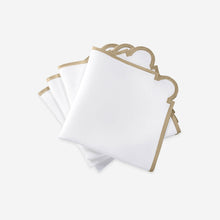 Load image into Gallery viewer, Matouk Set-of-Four Mirasol Napkins - Champagne
