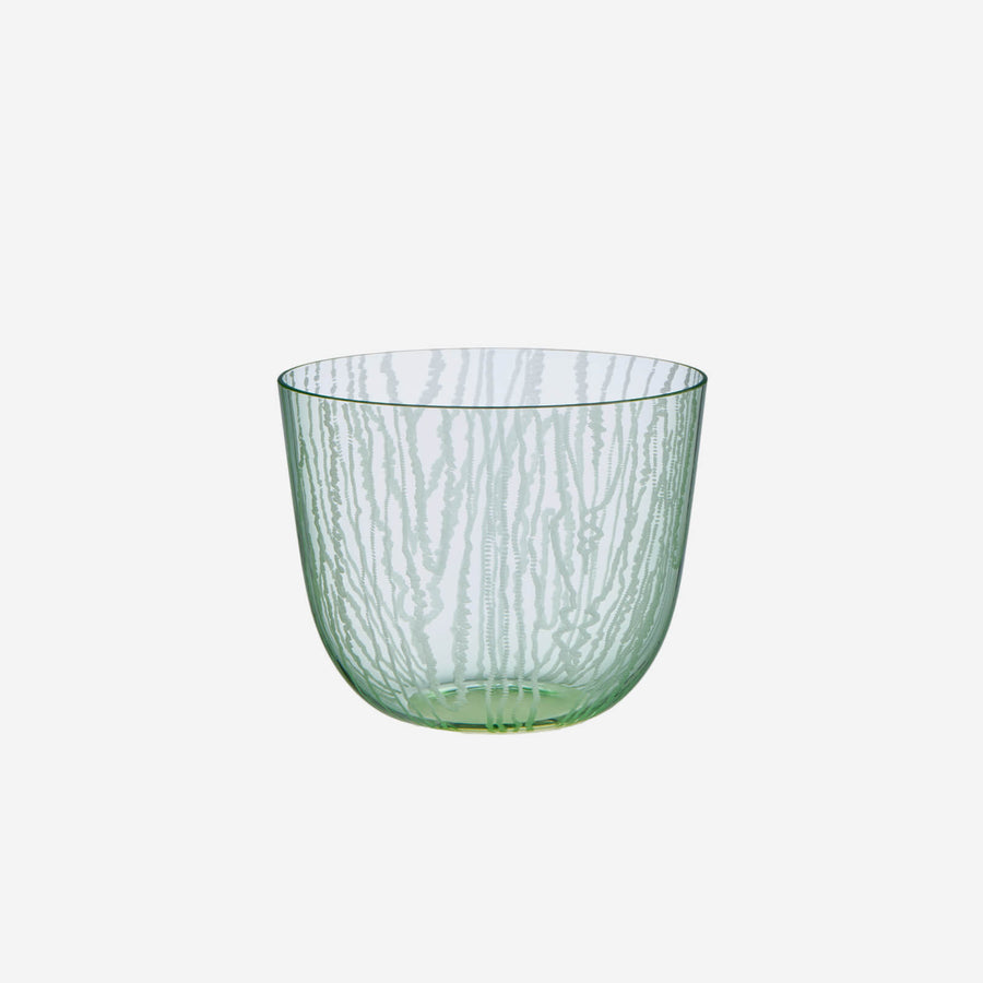 Lobmeyr Moiré Tumbler Green