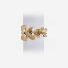 Load image into Gallery viewer, Bonadea - Boxwood Set of 4 Napkin Rings
