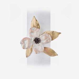 Bonadea - Dogwood Set of 4 Napkin Rings