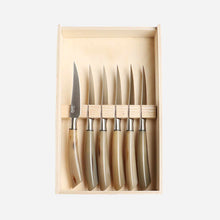 Load image into Gallery viewer, Set of Six Ox Horn Table Knives

