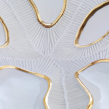 Load image into Gallery viewer, Fos Ceramiche Fossilia 24k Gold and Porcelain Centrepiece
