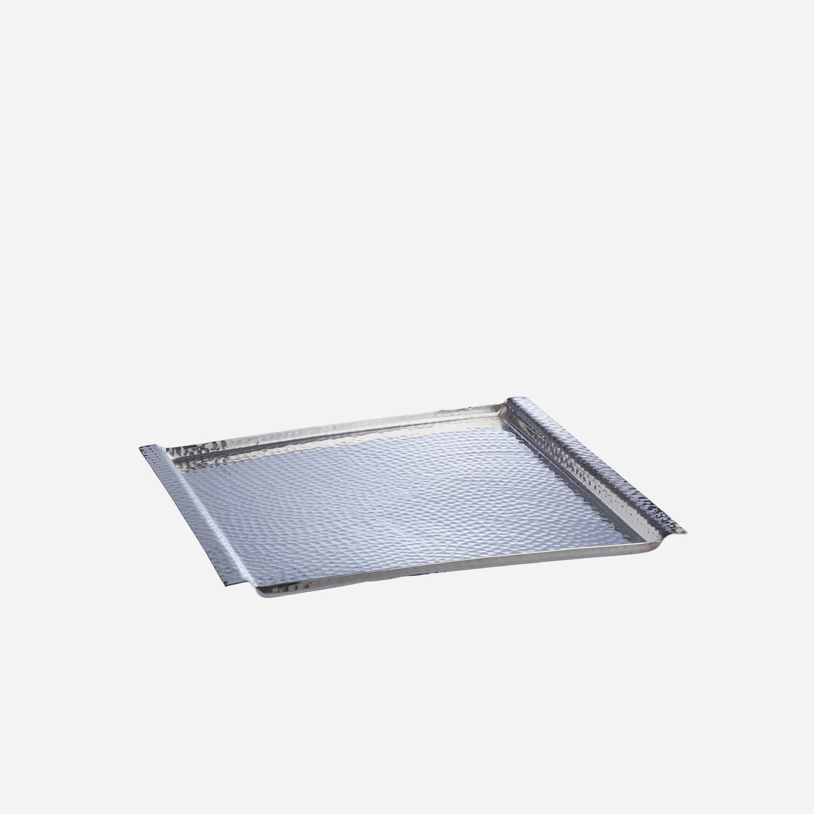 Dotti Silver-Plated Hammered Tray