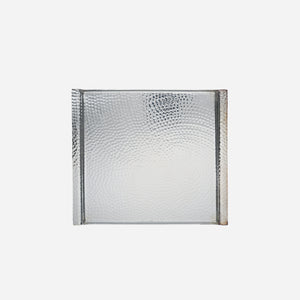 Dotti Silver Plated Hammered Tray