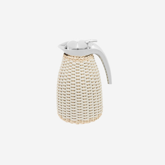 Arles Leather & Rattan Carafe - 1 L