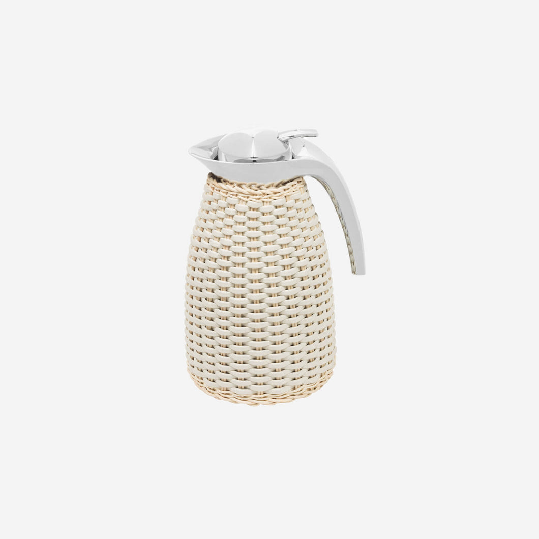 Arles Leather & Rattan Carafe - 1 L